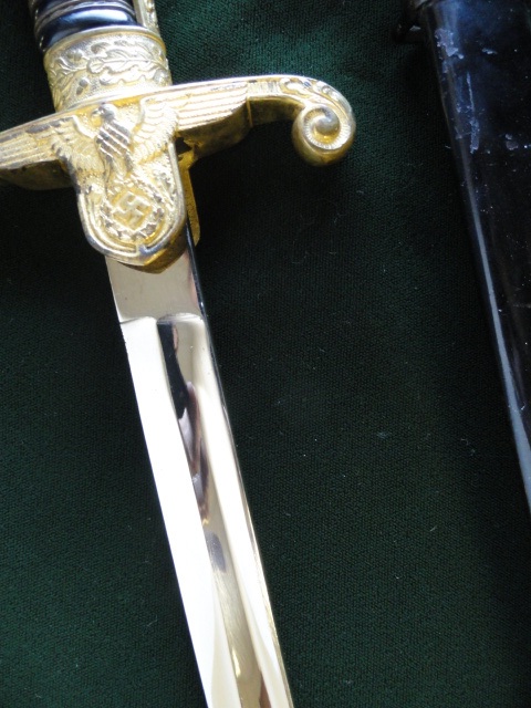 Third Reich Lion Head Sword w/Superb Gilding to Hilt Fittings (#26753)